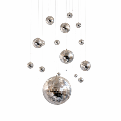 Mirror Disco Wall Ball Set